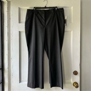 Worthington Black Stripped Slacks